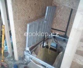 Poklop na zadláždění ve tvaru L